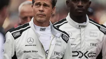F1 Brad Pitt Racer Jumpsuit For Sale worn by Sonny Hayes (Brad Pitt) in F1 The Movie