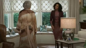 Steve Madden Vivienne Scarf Print Dress worn by Naomi Hamilton Hawthorne (Arielle Prepetit) as seen in Beyond the Gates (S01E38)