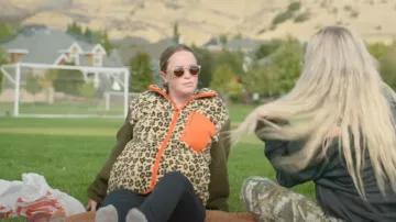 Sundae School Tiger Mom Fleece worn by Whitney Leavitt as seen in The Secret Lives of Mormon Wives (S02E01)