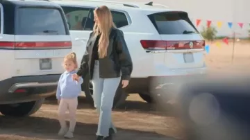 Nuuds Light Blue Straight Leg Jeans. worn by Mayci Neeley as seen in The Secret Lives of Mormon Wives (S02E03)