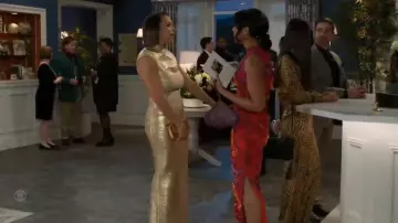 INC International Concepts Doris Evening Bag worn by Dani Dupree (Karla Cheatham Mosley) as seen in Beyond the Gates (S01E45)