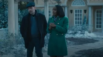 Abrigo de mezcla de lana Talbots Albury usado por Catherine (Aja Naomi King) visto en Grosse Pointe Garden Society (S01E13)