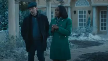 Talbots Albury Wool Blend Coat worn by Catherine (Aja Naomi King) as seen in Grosse Pointe Garden Society (S01E13)