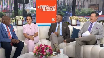 Scanlan Theodore Silk Gather Sleeve Shirt worn by Laura Jarrett as seen in Today on May 16, 2025