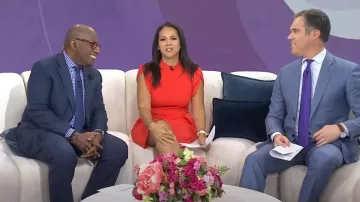 3.1 Phillip Lim Compact Rib Tulip-Sleeve Mini Dress worn by Laura Jarrett as seen in Today on May 19, 2025