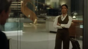 Tom Ford Women's Silk-Wool Twill Boot Cut Pants worn by Erica Rollins (Lex Scott Davis) as seen in Suits LA (S01E11)