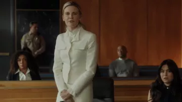 Max Mara Album Jacket worn by Amanda Stevens (Maggie Grace) as seen in Suits LA (S01E11)
