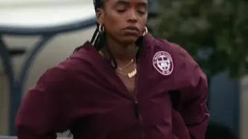 Forever 2025 Keisha Clark Maroon Jacket worn by Keisha Clark (Lovie Simone) in FOREVER (S01)