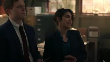 Equipment Leona Long Sleeve Silk Shirt worn by Special Agent Vera Strickland (Diany Rodriguez) as seen in NCIS: Origins (S01E13)