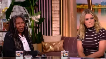 Yak Magik Embroidered Blazer Jacket worn by Whoopi Goldberg as seen in The View on May 20, 2025