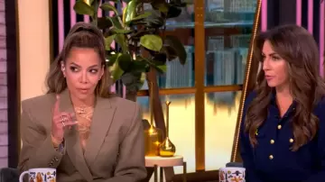 Ronny Kobo Kylar Jacket worn by Sunny Hostin as seen in The View on May 20, 2025