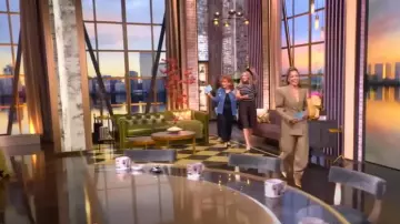 Ronny Kobo Juniper Pants worn by Sunny Hostin as seen in The View on May 20, 2025