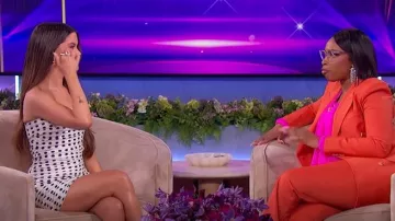 Carolina Herrera Ruched Silk Mini Dress worn by Marin Morris as seen in The Jennifer Hudson Show on May 14, 2025