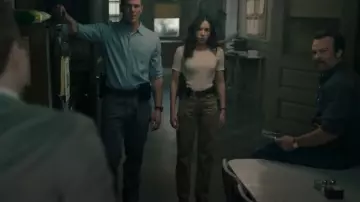 Ralph Lauren High Boy jeans worn by Special Agent Lala Dominguez (Mariel Molino) as seen in NCIS: Origins (S01E18)