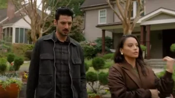 G-Star Raw Men's Field Zip Utility Overshirt worn by Dhan Rana (Karan Oberoi) as seen in Found (S02E21)