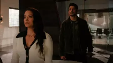 Joe's Jeans Regular Fit Mechanic Corduroy Trucker Jacket worn by Dhan Rana (Karan Oberoi) as seen in Found (S02E22)