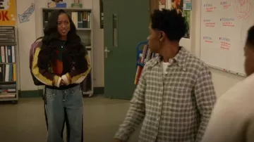 Simkhai Shia Straight Leg Pant worn by Amina (Alexis Chikaeze) as seen in All American (S07E13)
