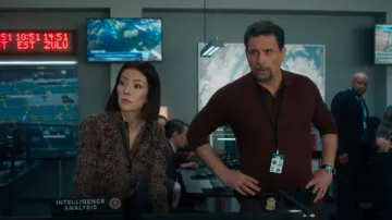 Chemise Rails Josephine portée par Elise Taylor (Vedette Lim) dans FBI (S07E13)