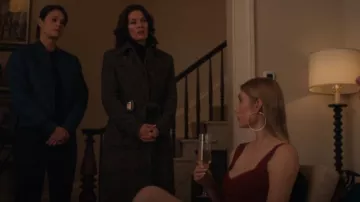 Aggi By Halewski Coat Meryl Brunette worn by Isobel Castille (Alana de la Garza) as seen in FBI (S07E21)