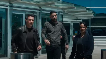 Tory Burch Wool Bomber Jacket worn by Dani Rhodes (Emily Alabi) as seen in FBI (S07E22)