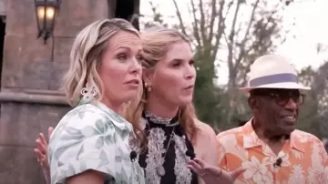 Lisi Lerch Chloe Raffia Drop Earring worn by Dylan Dreyer as seen in Today on May 21, 2025