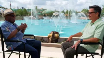 Quiksilver Waterman Short Sleeve Rainbow Floral Woven Button Down Shirt worn by Al Roker as seen in Today on May 21, 2025