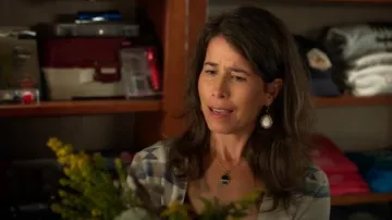Divya Shakti Panchdhatu Pendan worn by Edna Cranebear (Andrea Menard) as seen in Sullivan's Crossing (S03E04)