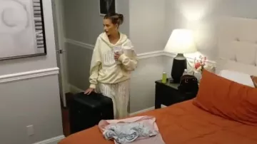 Boys Lie Creamsicle MM Pant worn by Amanda Batula as seen in Summer House (S09E15)