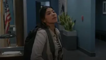 L'Agence Janelle Jacket worn by Celina Juarez (Lisseth Chavez) as seen in The Rookie (S07E12)