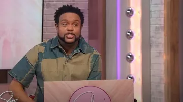 Fashion Nova Verdugo Classic Denim Shirt worn by Jawn Murray as seen in Sherri on May 16, 2025