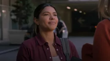 Levis Ultimate Western Denim Shirt worn by Celina Juarez (Lisseth Chavez) as seen in The Rookie (S07E14)