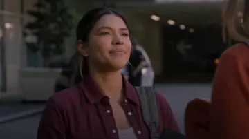 Levis Ultimate Western Denim Shirt worn by Celina Juarez (Lisseth Chavez) as seen in The Rookie (S07E14)