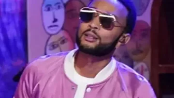 The Voice S27 John Legend Finale Pink Satin Jacket