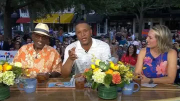 Everly Floral Shift Dress worn by Dylan Dreyer as seen in Today on May 22, 2025