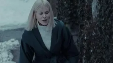 Previous Next Nine Perfect Strangers Nicole Kidman Green Hooded Coat of Masha Dmitrichenko (Nicole Kidman) in Nine Perfect Strangers (S02E02)