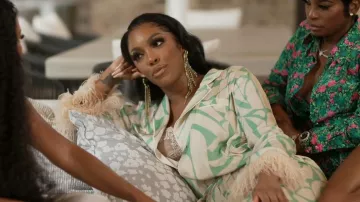 Alexis Braza Top usado por Porsha Williams como se ve en The Real Housewives of Atlanta (T16E06)