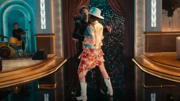 Madden Girl Embellished Cowboy Boot worn by Dance Mom (Julianne Nicholson) as seen in Hacks (S04E09)