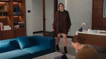 Veronica Beard Alina Suede Chelsea Booties worn by Kayla (Megan Stalter) as seen in Hacks (S04E09)