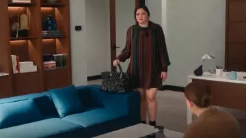 City Chic Women's Illusion Tunic Top worn by Kayla (Megan Stalter) as seen in Hacks (S04E09)