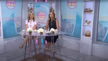 See by Chloe Lyna Heeled Sandals worn by Savannah Guthrie as seen in Today with Jenna & Friends on May 23, 2025