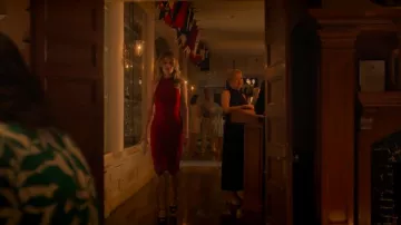 Jonathan Simkhai Bridget Oyster Shell worn by Devon DeWitt (Meghann Fahy) as seen in Sirens (S01E01)