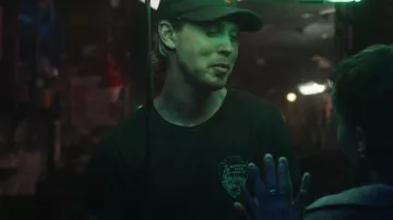 National Park Service Logo T-Shirt worn by Hank Thompson (Austin Butler) in Caught Stealing