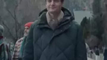 Nine Perfect Strangers Lucas Englander Puffer Hooded Coat worn by (Lucas Englander) in Nine Perfect Strangers (S02)