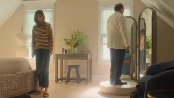 Birkenstocka Madrid Big Buckle Sandals worn by Devon DeWitt (Meghann Fahy) as seen in Sirens (S01E05)