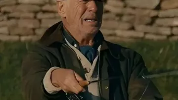 Mobland 2025 Pierce Brosnan Cotton Jacket worn by Conrad Harrigan (Pierce Brosnan) in MobLand (S01)