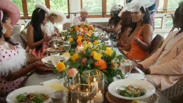 Herve Leger Bandage Dress worn by Angela Oakley as seen in The Real Housewives of Atlanta (S16E12)