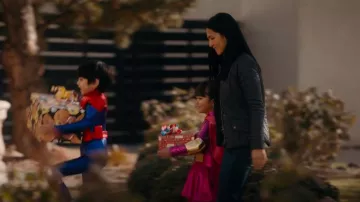 Barbour Flyweight Cavalry Quilted Jacket worn by Thony De La Rosa (Elodie Yung) as seen in The Cleaning Lady (S04E06)