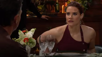 Zara Asymmetric Top worn by Sally Spectra(Courtney Hope) as seen in The Young and the Restless on May 16, 2025
