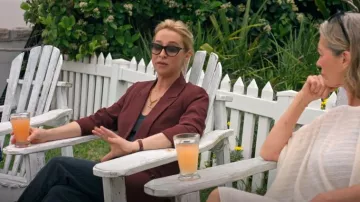 Gafas de sol negras Isabel Marant usadas por Evelyn Jones (Asher Keddie) como se ve en Strife (T02E02)