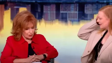 Theory Casual Linen Blend Jacket worn by Joy Behar as seen in The View on May 27, 2025